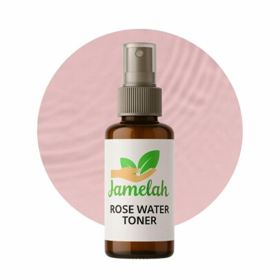 Rose floral water toner in 100g bottle for natural skincare